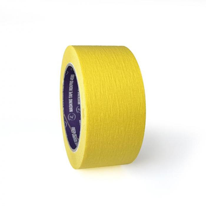 RoxelPro Малярная лента ROXPRO 4590, ярко-жёлтая, 48мм х 40м