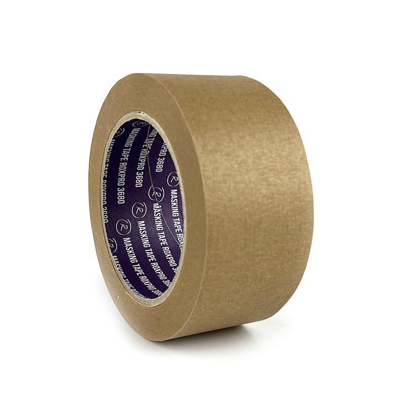 RoxelPro Малярная лента ROXPRO 3680 80°, коричневая, 48мм х 40м